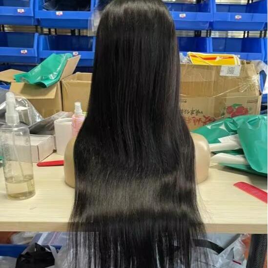 Bling Hair 34 36 Inch 180 Density Bone Straight 13X6 Hd Lace Frontal Wigs Human Hair 13X4 Transparent Lace Front Pre Plucked 360 Lace Wigs For Women