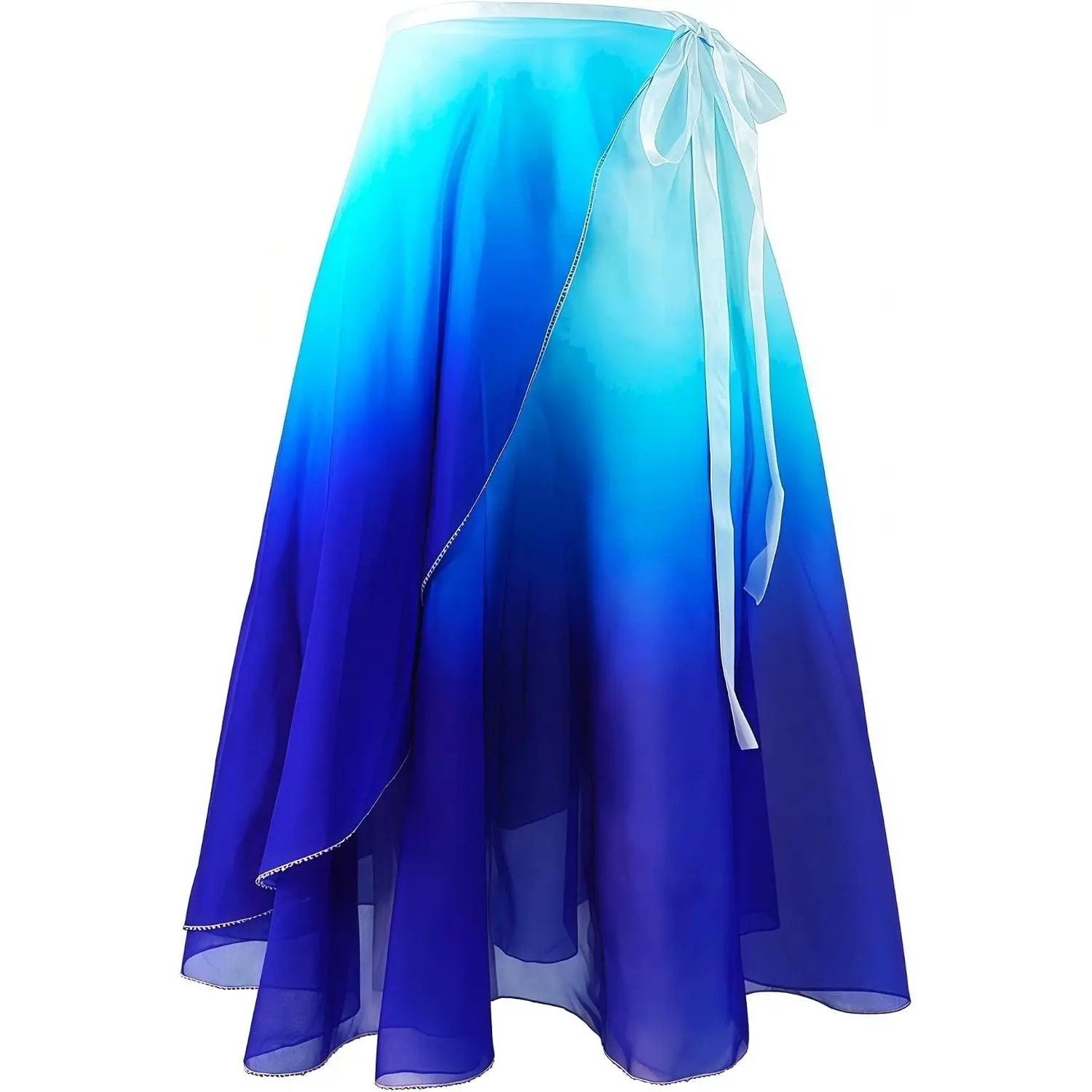 Women's Ballet Dance Skirts, Flowy Long Wrap Skirt for Girls and Ladies, Elegant Dance Skirt for Ballet PerformanceGift