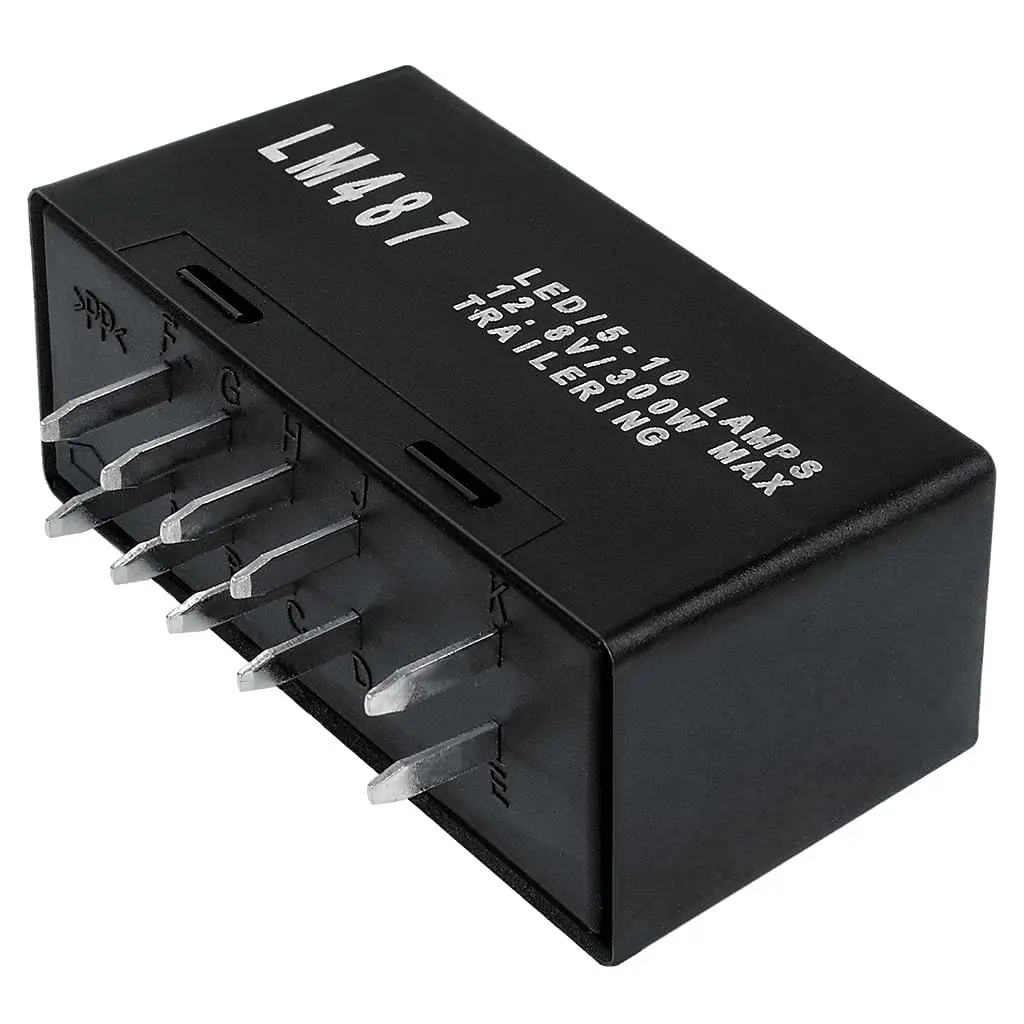 LED Flasher Turn Signal Relay Hyper Flash Fix for Chevy Silverado GMC Cadillac Hummer 03-07, 10383321 15231201 LED Blinker Module Hazard Warning LED Flasher GM