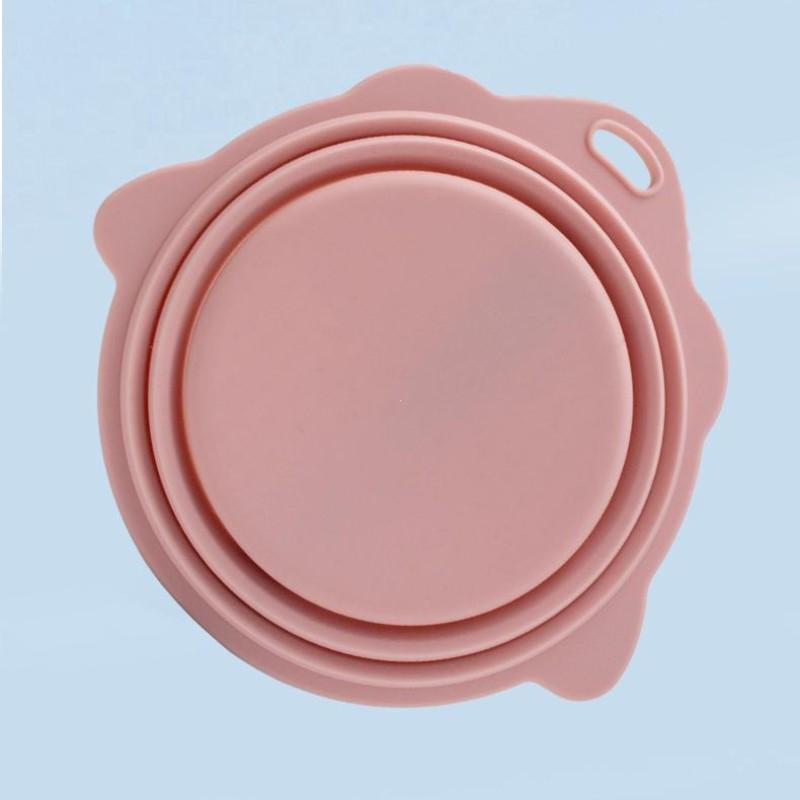 Makeup Brush and Beauty Sponge Cleaning Bowl, Stainless Steel Frame, Plastic Material, Includes Cleaner Liquid, One-Stop Solution