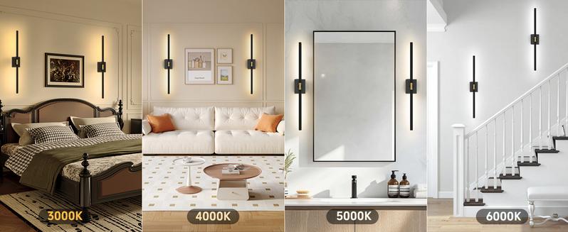 Battery Operated Wall Sconces w/ Remote Control Set of 2 | 31.5 inch | Upgrade 10000mAh | 3000K-6000K LED Wireless Wall Light for Bedroom, Picture Lights for Wall, Hallway, Background Wall