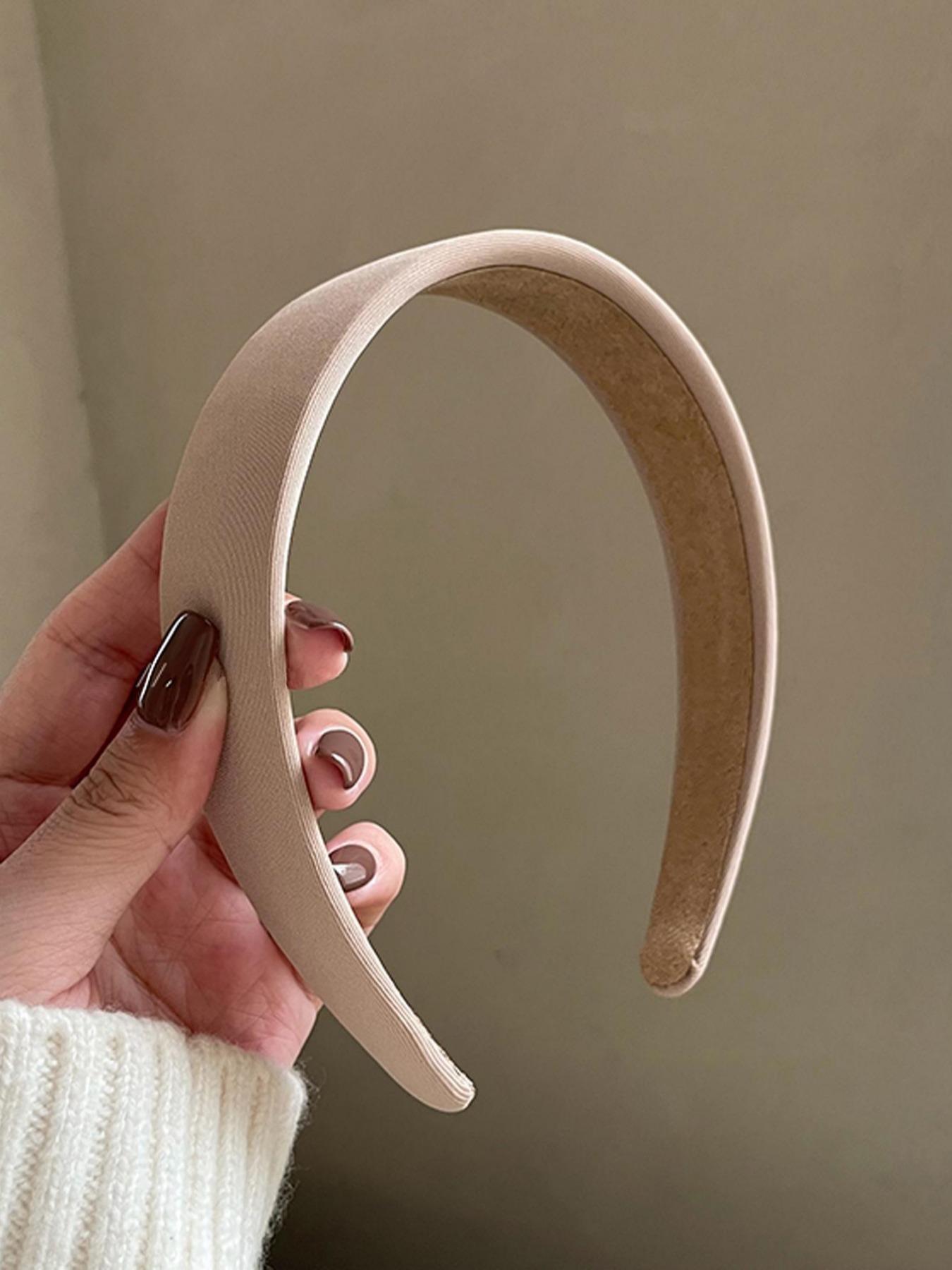 1/4pcs Women's Retro Elegant Solid Color High Headband Hair Accessories For Daily Wear, Face Washing, Makeup, Clothing Matching, Suitable For All Hair Types, Headbands Women