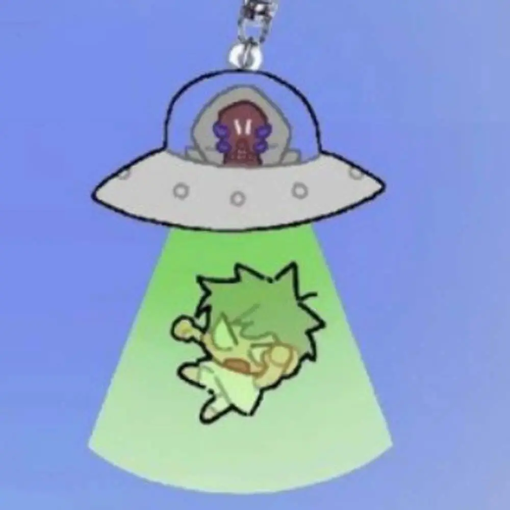 Mizi Sua Alien Stage Keychain Anime Peripheral Hyuna Luka Till Ivan Pendant Airship Cosplay Alien Stage Keyring Couple Keychain