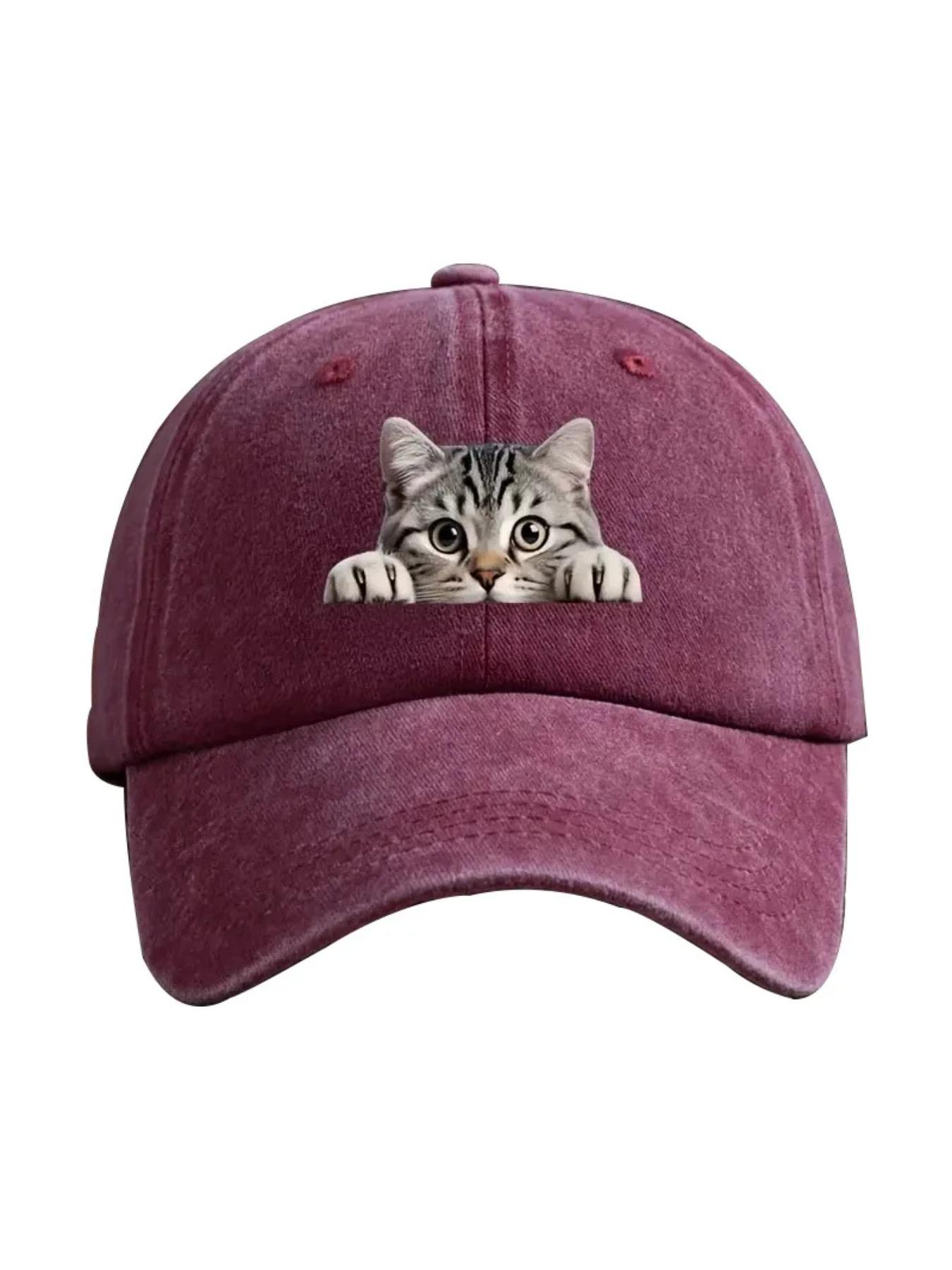 Fashion Washed Cotton Denim Baseball Caps Men Women Vintage Animal 3D Print Outdoor Sports Trucker Dad Hat Female Male Sun Hats