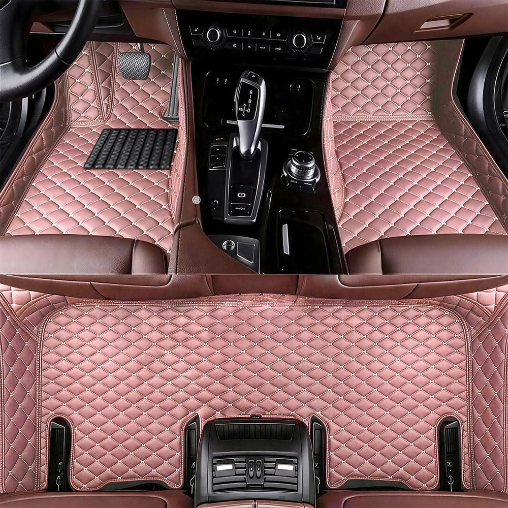 For BYD Seal 06 EV/DM-i PU leather left-hand drive car floor mat, 360 degree protection, car interior accessories, suitable for heavy weather, quick disassembly, cleaning and installation for daily use Automotive floor mats