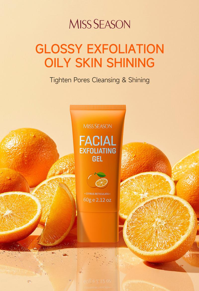 [DD]MISS SEASON Facial Exfoliating gel 60g Orange Enzyme Hydrating Facial Skincare for Skin Repair purifying