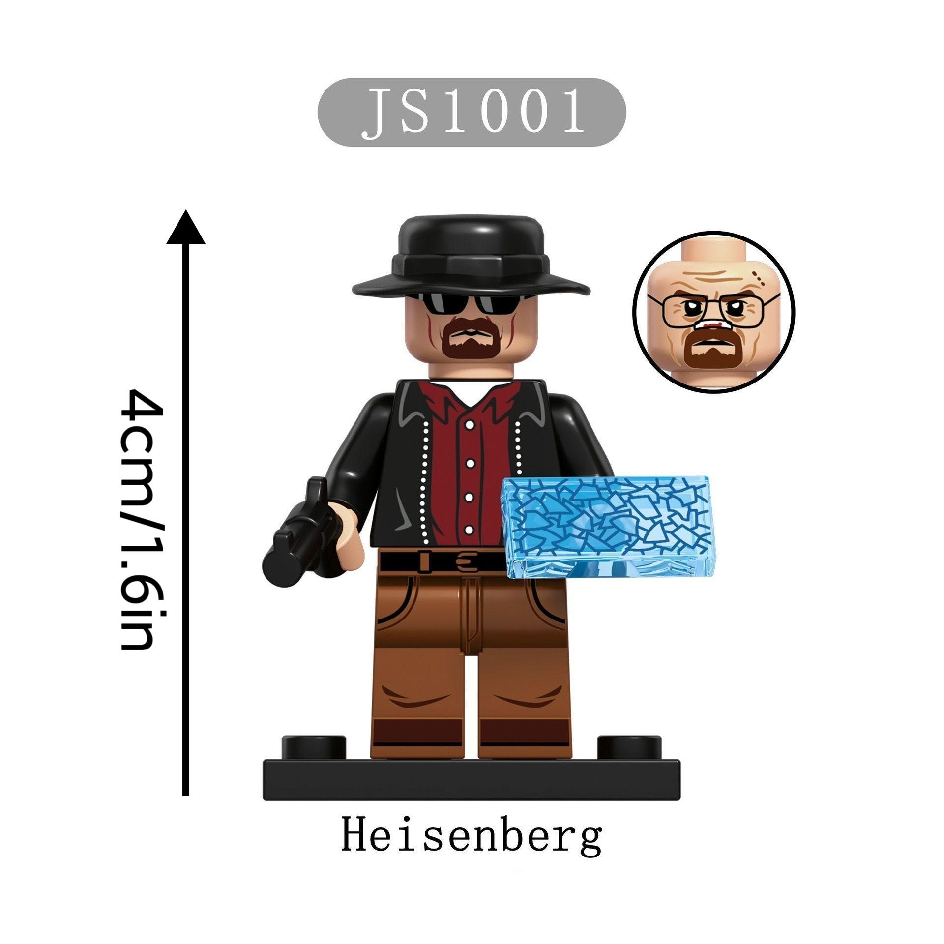 Breaking Bad Jesse Pinkman Walter Gus Fring Saul Goodman Third Party Toy Mb1025, Collectible Building Blocks, Perfect Gift