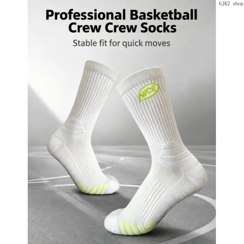 Soft cushioned sports socks✨ embroidered detail for daily & gym wear