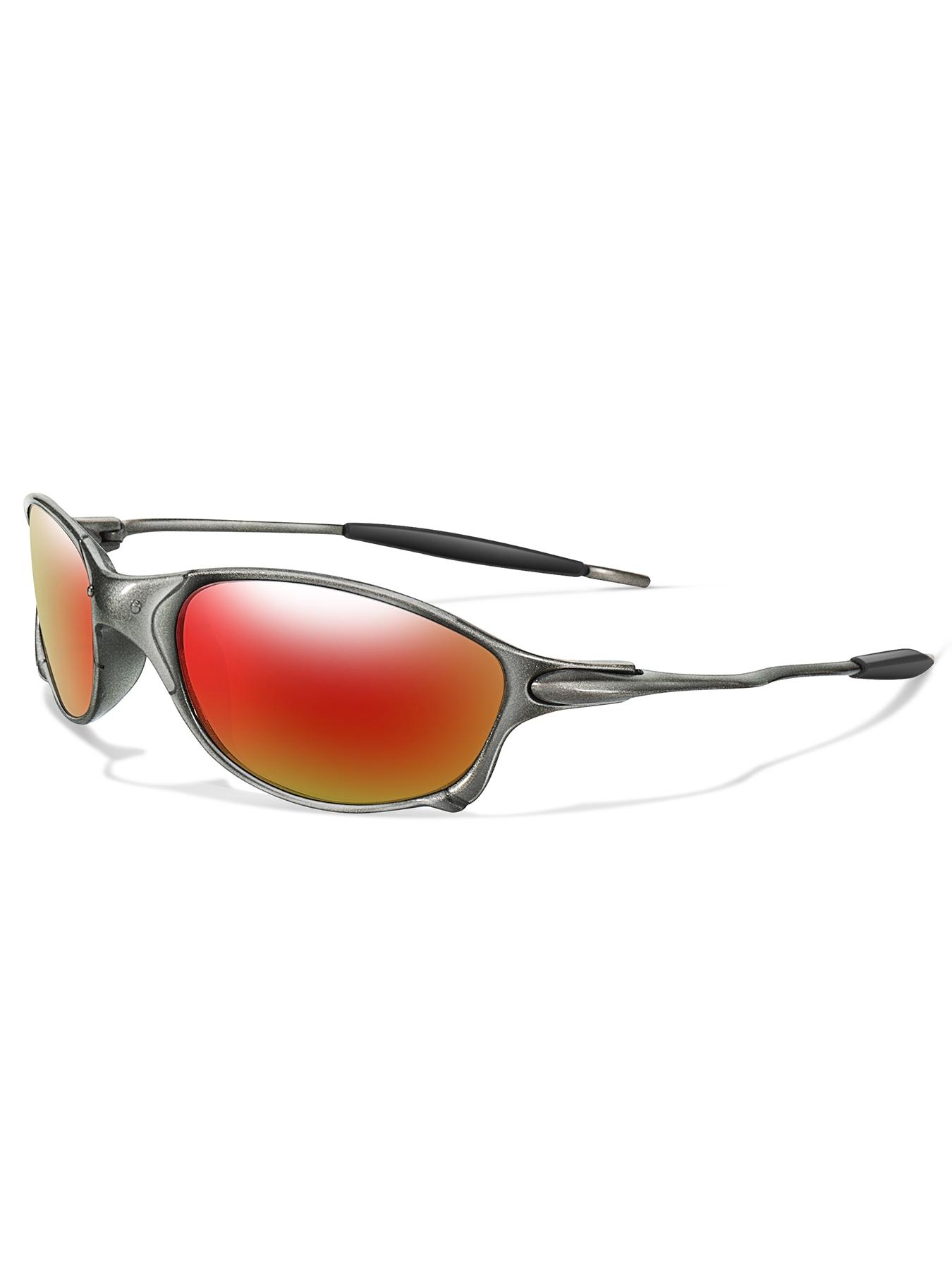 5 Pairs/set Unisex Vintage Oval Frame Vintage Sunglasses, Outdoor Sports Sunglasses, Fashionable Sunglasses for Men & Women for Daily Wear, Tinted Lenses Sunglasses