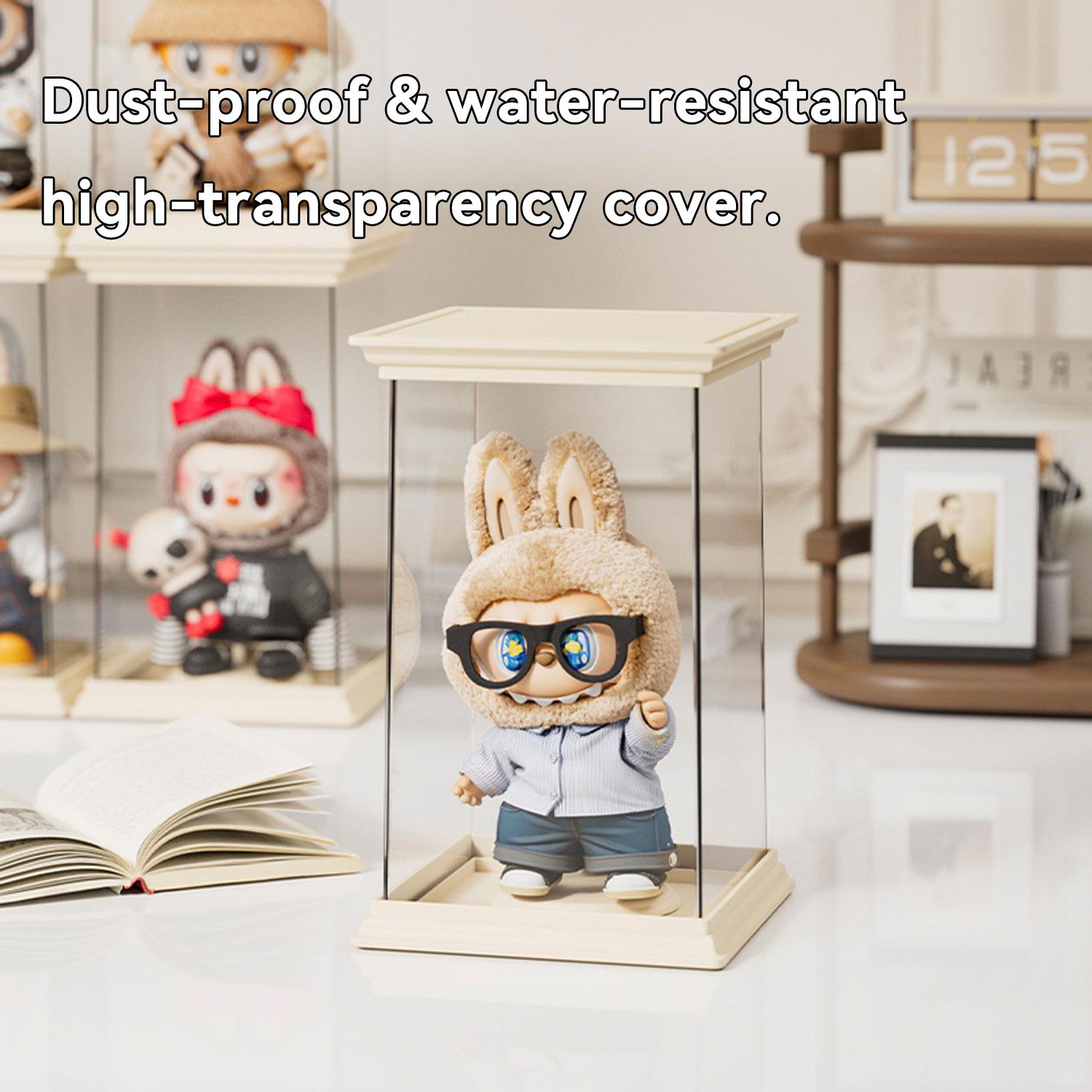 Independent Plush Hanging Storage Display Jar, Display Container, Includes Support Stand, Doll Holder Rack, Labubu Blind Box Organizer, Roman Column Shape