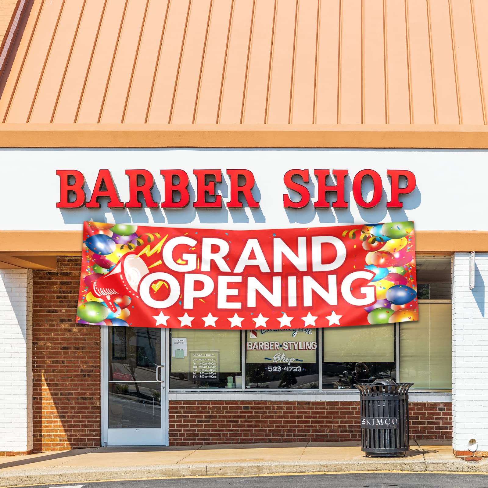Grand Opening Banners, New Store Opening Signs and Rope, Large Advertising Backdrops, Outdoor Ceremony and Party Decorations for Store Gardens