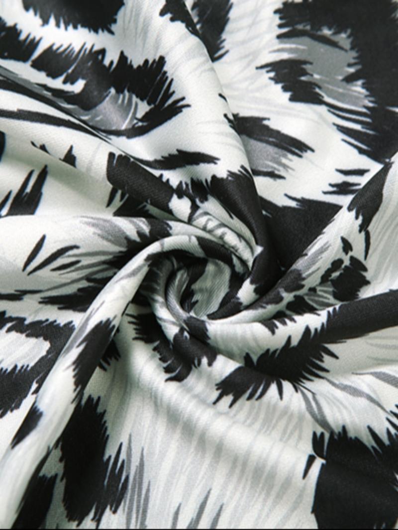 Women's Fashion Leopard Print Long Sleeve High Waist Slim Fit Jumpsuit, Sexy Sporty Style, Fall & Winter Wear, Perfect for Casual