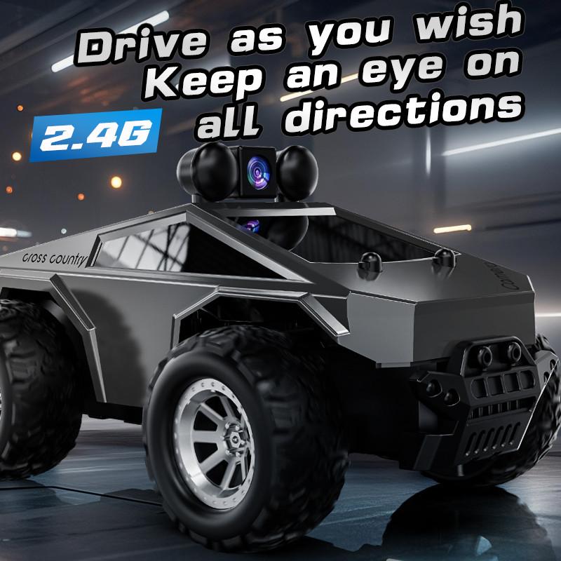 1:28 Four-Wheel Drive RC Car with Camera, High-Performance Drift Racing Toy, Remote Controlled Vehicle, Christmas Gift for Kids, Includes Battery, Remote Needs Aaa Batteries