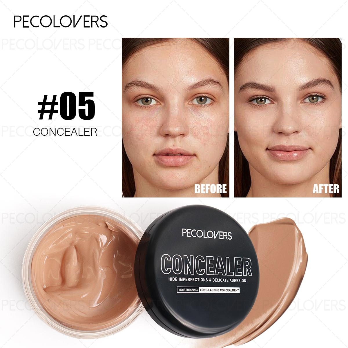 1pc All-Day Matte Full-Coverage Concealer - Transfer-Resistant Seal, Adaptable Color Technology & Universal Complexion Fit,, Buildable Layerable Coverage& Spot Correction Precision, Ideal for Evening Galas- Full Coverage Face Makeup