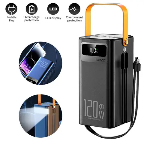 KEPEAK 40000mAh Portable Power Station 22.5W Fast Charging with LED Display