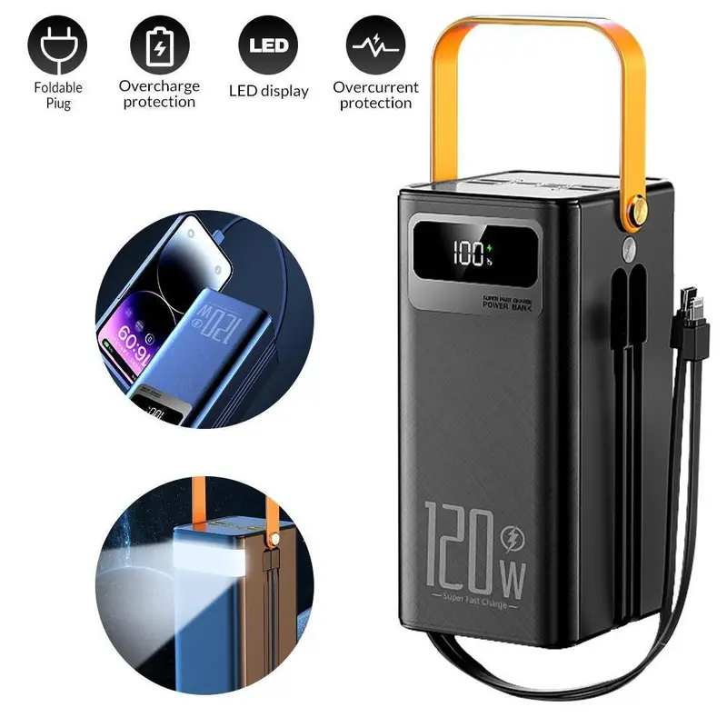 KEPEAK 40000mAh Portable Power Station 22.5W Fast Charging with LED Display