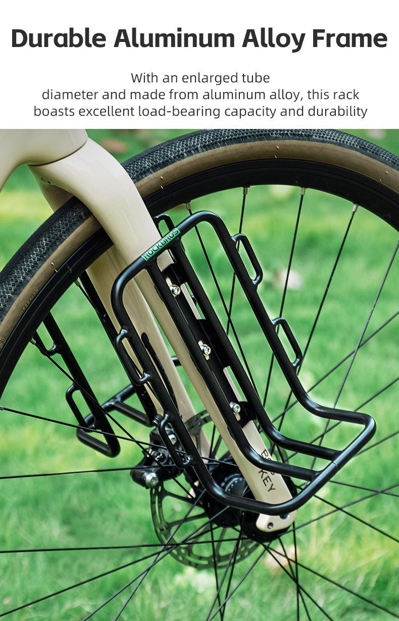 ROCKBROS Bicycle Front Rack MTB Road Bike Cargo Carrier Gravel Luggage Shelf