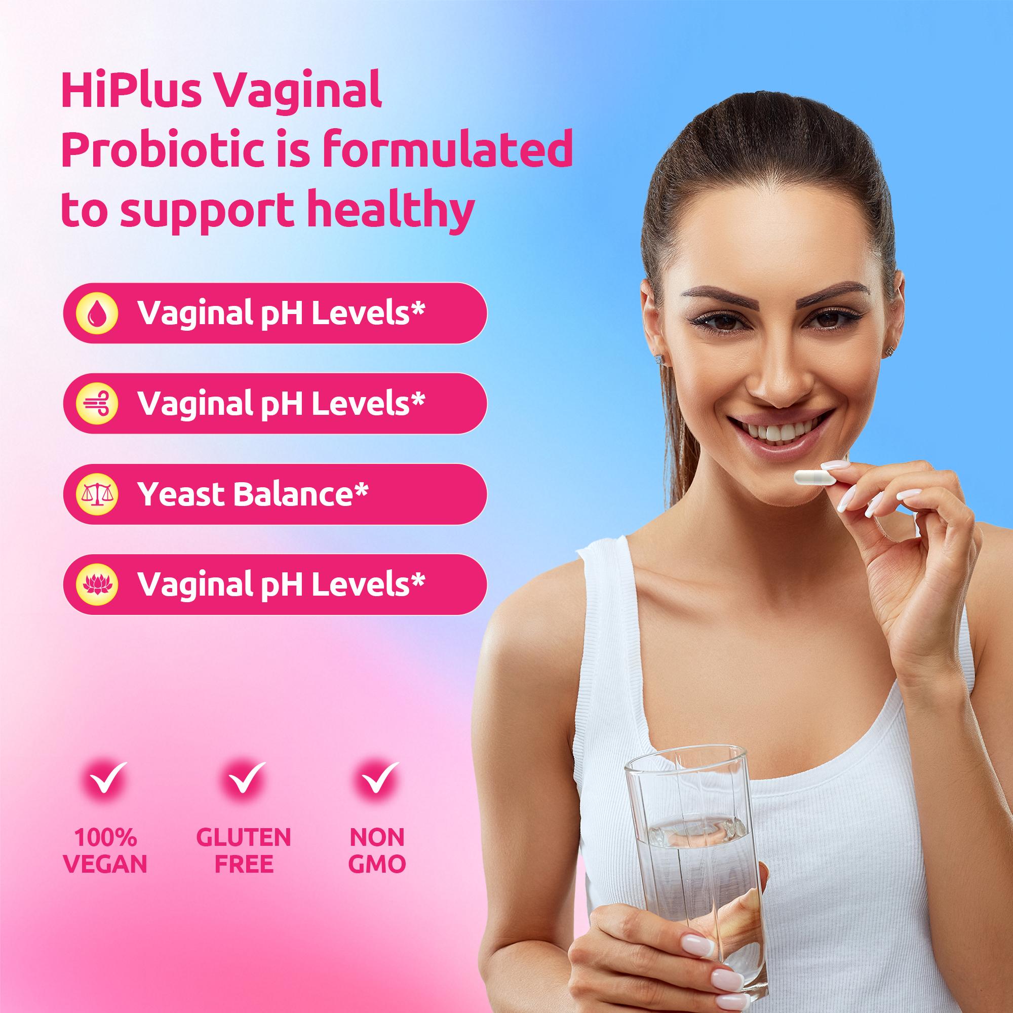 Women's pH Balanced Probiotic, 50 billion CFU, 16 probiotic strains. Organic probiotic triple action to support digestive, intimate and immune health. Relieves Irritable Bowel Syndrome Symptoms, Dairy Free, Intimate Odor Regulation, 60 Capsules