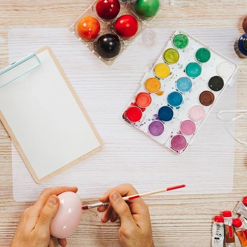 Silicone Mat Multi-Functional Table Pad, Waterproof Oil-Resistant Heatproof Kitchen Trivet, Non-Slip Dining Pad, Washable Foldable Portable