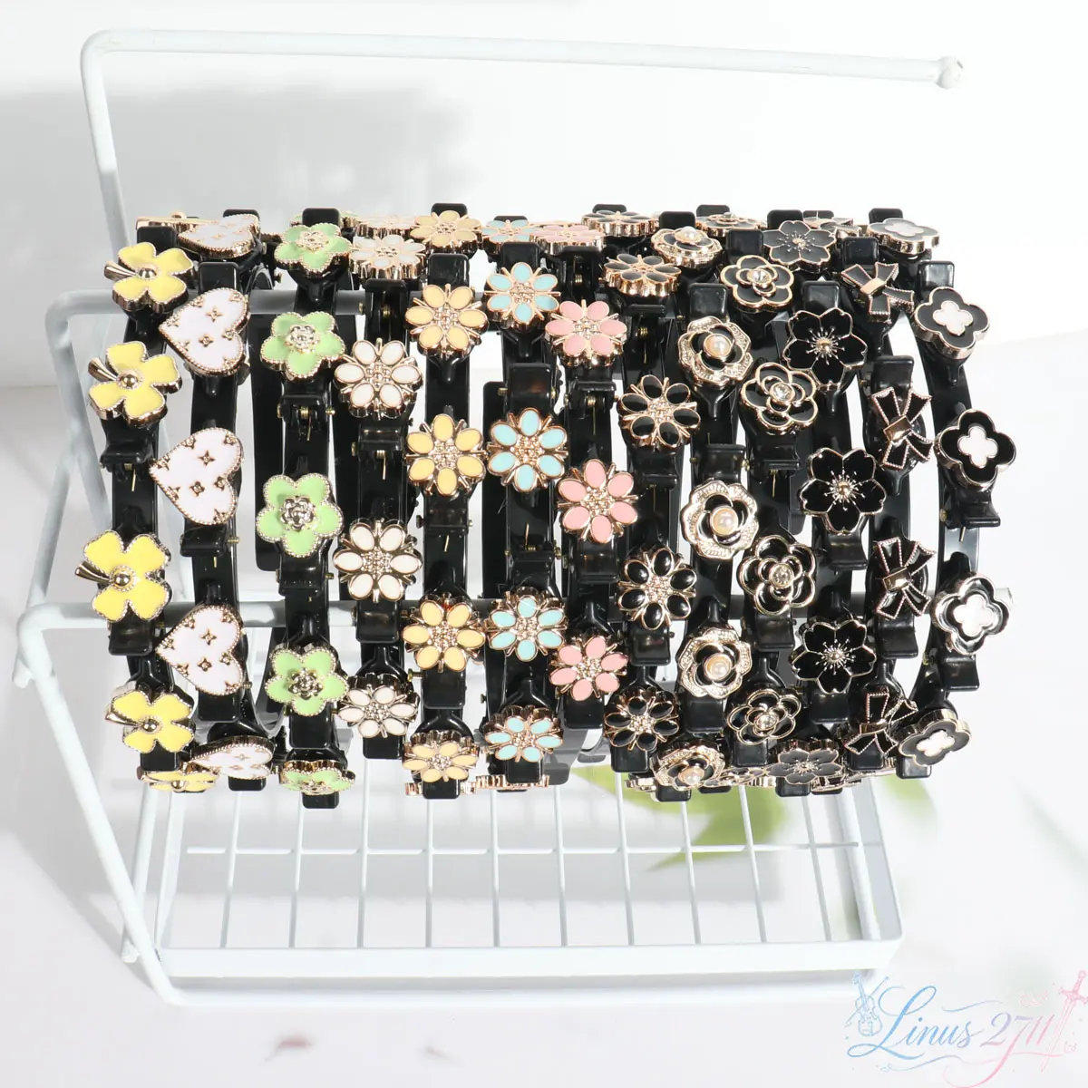 Double‑Layer Braided Hair Hoop with Clips, Octopus Hairband, Magic Bangs Fixing Headband, Fashion Hair Accessories for Women Girls, Quick Hair Styling Tool for Daily Casual Party Wear, Tame Flyaway Hair