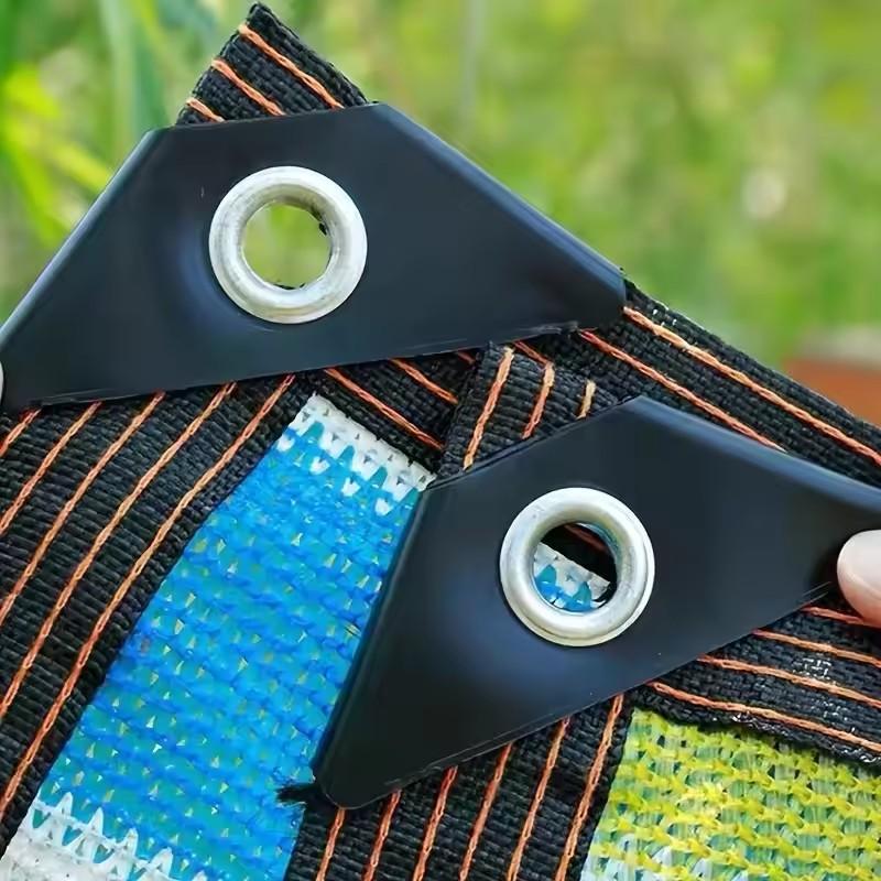 1pc Sun Shade Net - 1pc High-Density Breathable Mesh for Patio/Garden/Carport, Cooling Canopy Stripes All Weather Durability ﻿