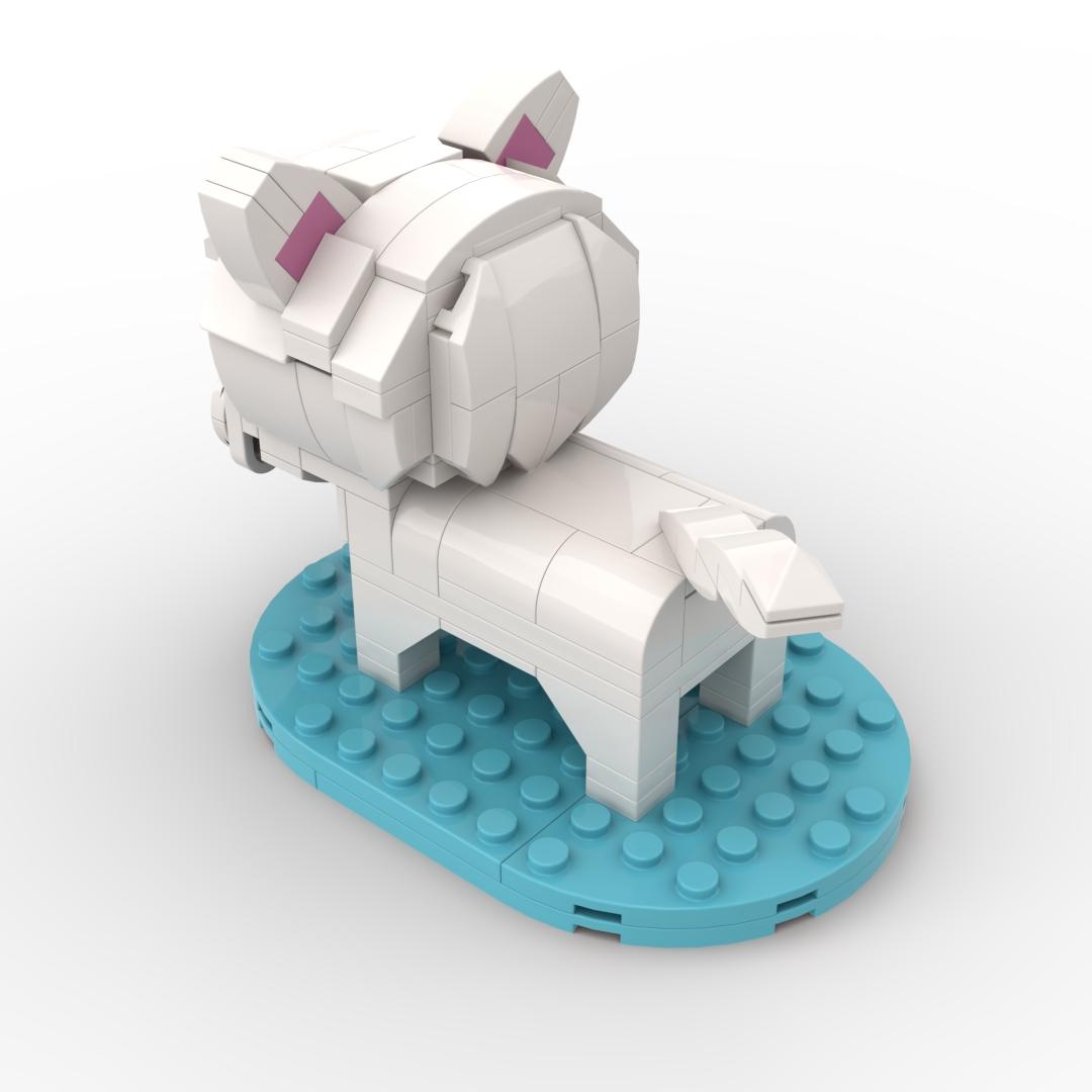 145PCS Exquisite Animal Building Blocks Set, DIY Building Brick Toy, ABS Plastic Material, Animal Model with Sturdy Base, Includes Printed and Electronic Instructions, Desk Display Collectible Ornament, Home Bedroom Office Decoration, Birthday Gift