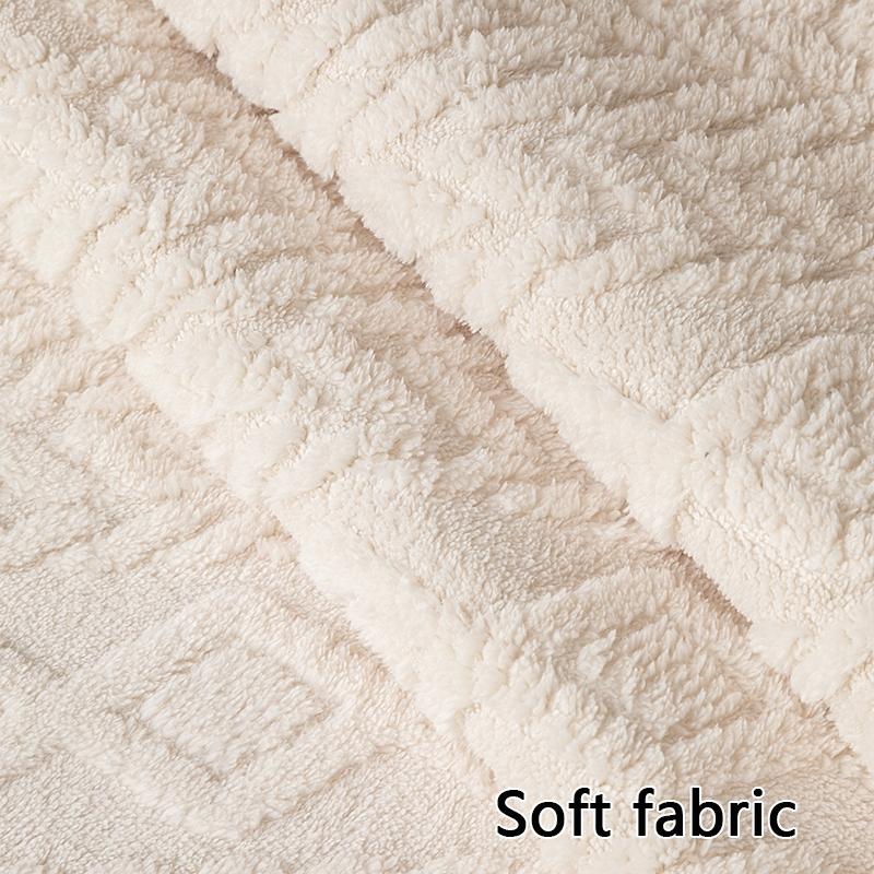 Solid Color Sofa Cover, Sofa Couch Covers, Non-Slip Sofa Slipcover, Soft & Comfortable Sofa Towel, Perfect for Living Room Protection, Soft Sofa Protector