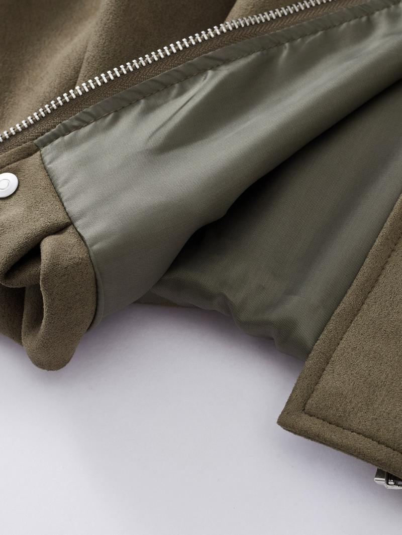 Women's Military Jacket, Army Green Loose Fit Coat For Spring & Autumn Women's Military Jacket, Army Green Loose Fit Coat For Spring & Autumn