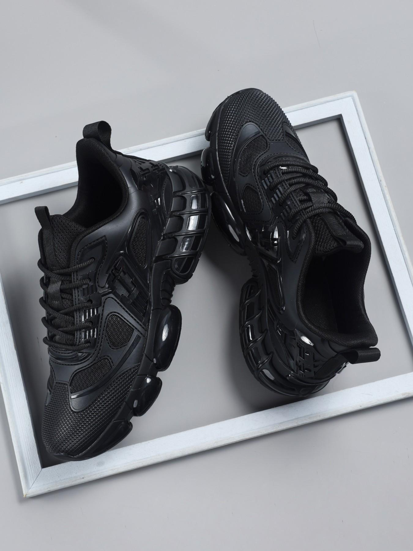 2026 Trendy Men's Chunky Fashion Sneakers with Cushioning and Non-Slip Sole, Modern Minimalist Style Suitable for Students and Office Workers, Versatile and Eye-Catching