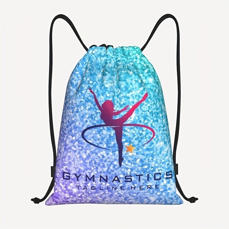 Gym Backpack - Closed-loop drawstring, durable polyester gym bag, practical pockets, lightweight sports backpack, suitable for gymnastics, yoga, dancing, girls' gym bags, canvas drawstring backpack, sports bag for boys