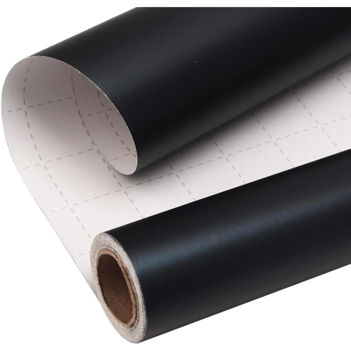 Black Metallic Wrapping Paper Matte Black Solid Color Paper Perfect for Birthday Christmas Baby Shower Wedding Valentine's Day- 17Inch x 394Inch(33Feet)