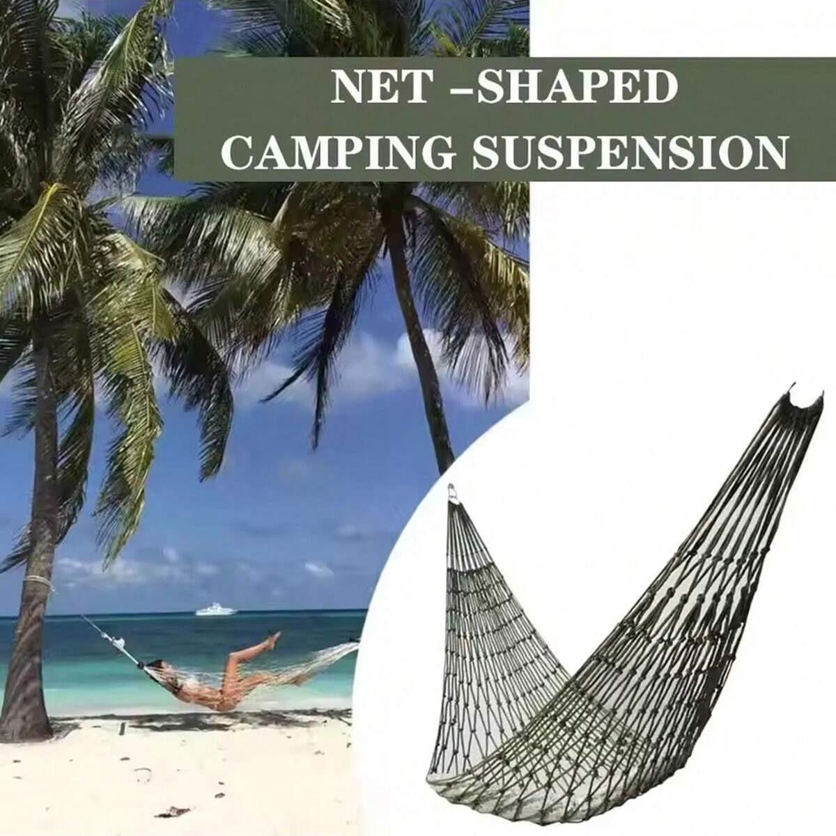 Multifunctional Nylon Hammock Bed, Perfect Choice for Outdoor Relaxation and Garden Leisure, Durable and Comfortable Hanging Chair, Camping Hammock, Swing Hammock