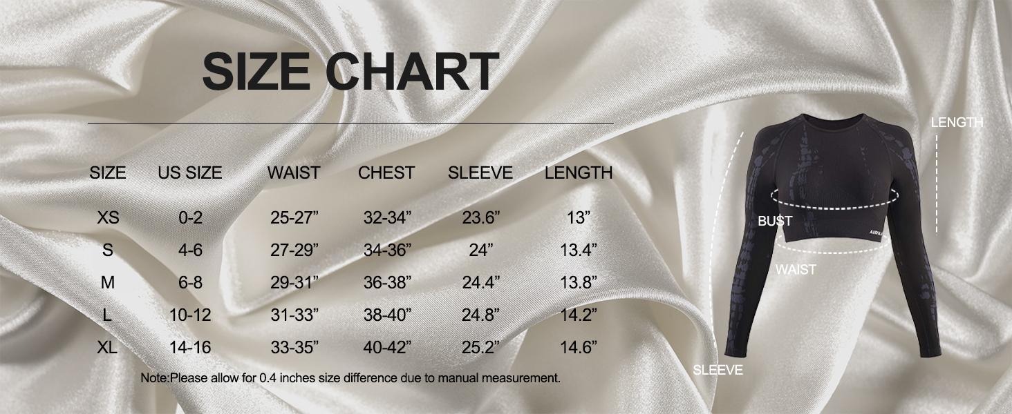 AUROLA Serpent Snake Long Sleeve Shirts for Women, Seamless Workout Crop Tops Crew Neck Cropped T Shirt Athletic Yoga SpringStatements Gym Outfit Tee Gym Exercise Activewear