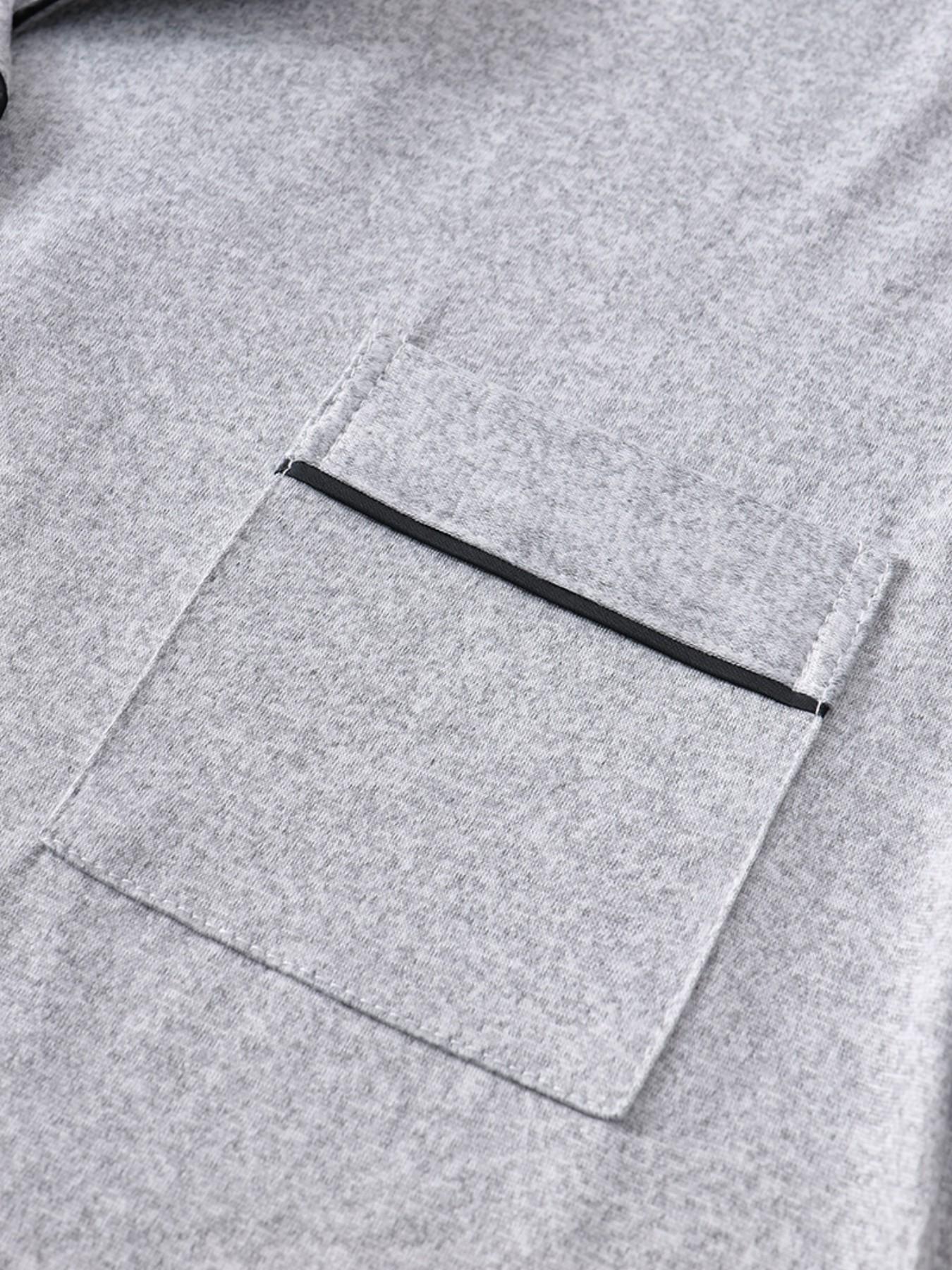 Women's Sleepwear Set Loungewear, Lapel Cardigan & Solid Color Short Sleeve Shorts, Four Seasons Comfortable Home Wear