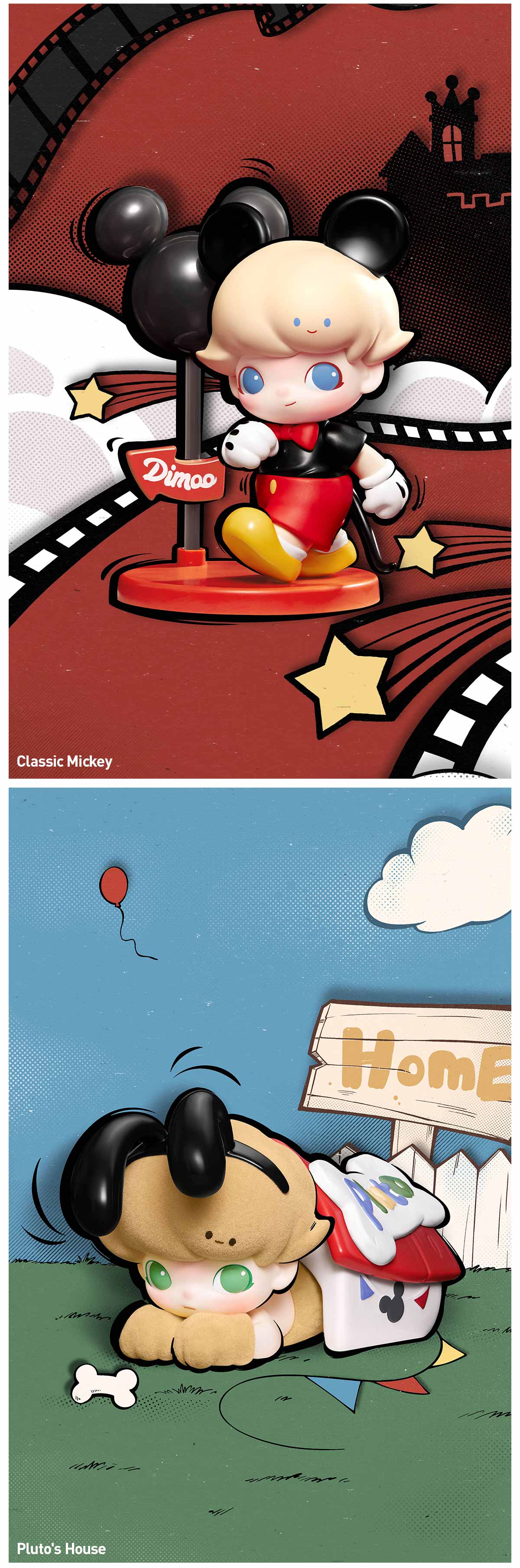 POP MART DIMOO WORLD × DISNEY Series Figures POP MART DIMOO WORLD × DISNEY Series Figures