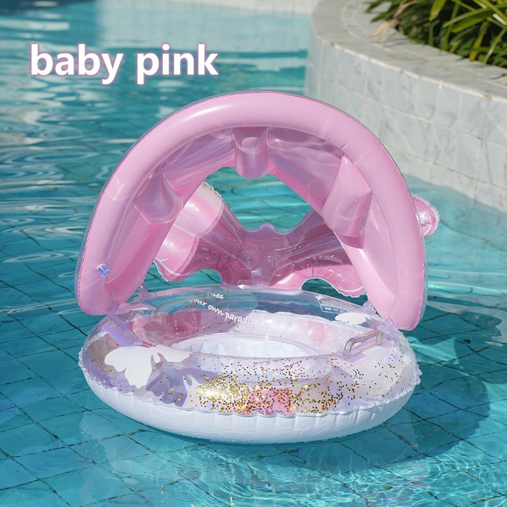 Mermaid Tail Inflatable Swimming Ring for Kids, Durable PVC Floating Pool Toy, UV Protection, Perfect for Water Games and Pools