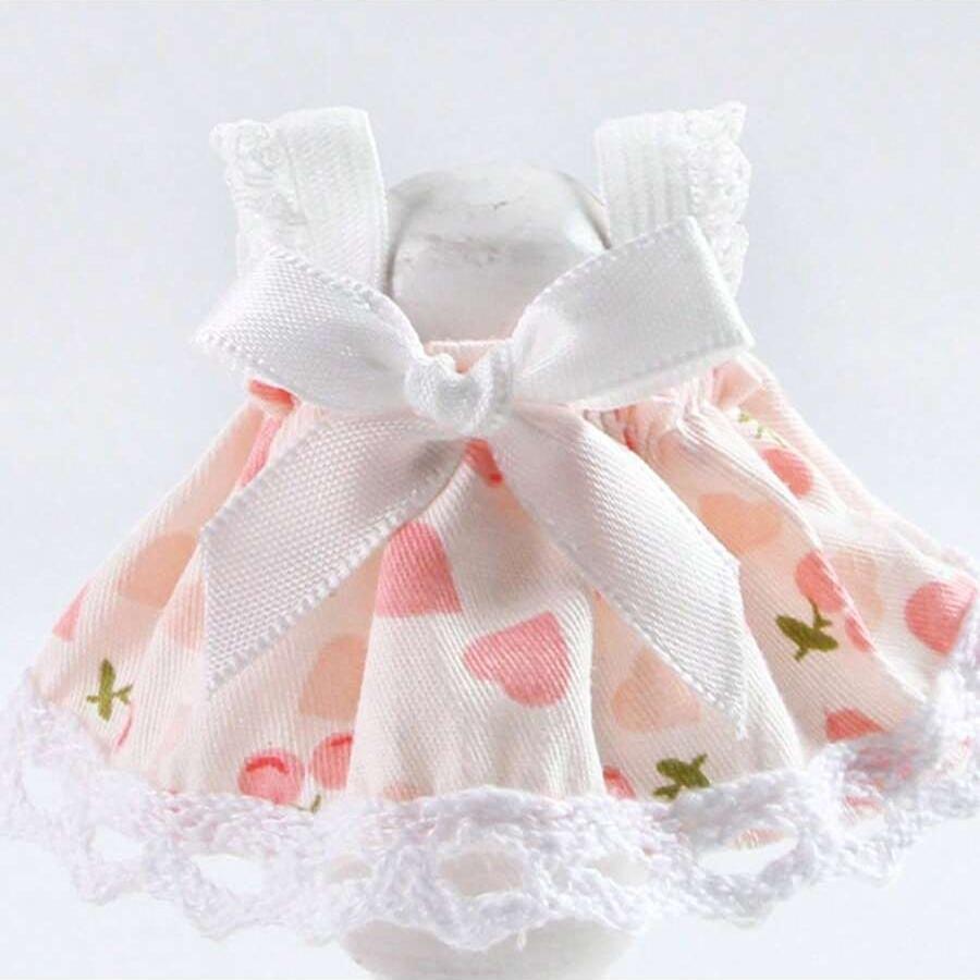 1PC Cute Princess Dress for Hamsters & Guinea Pigs, Soft Plush Small Pet Apparel, Lovely Outdoor Costume for Tiny Pets
