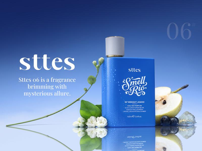 New Sttes Perfume 06# (Midnight Jasmine) – Eau de Parfum for Women – Richer Scent, Longer Lasting – Black Currant, Jasmine, Vanilla – Perfumes & Fragrances(100ml / 3.4 fl oz)