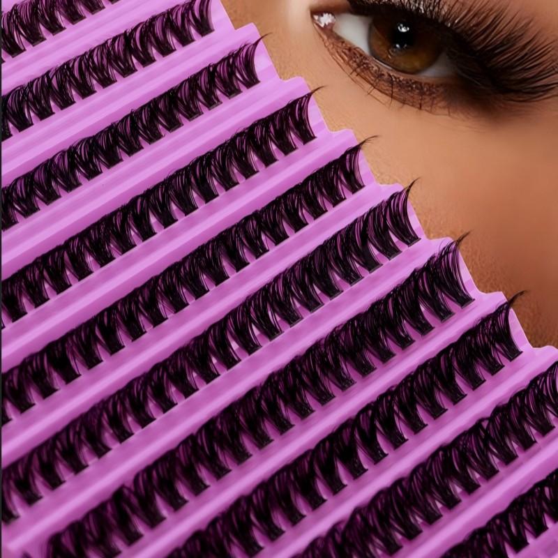 20D Russian Volume False Eyelashes, Soft & Natural Look, Reusable Design, Perfect for Beginners, Includes Glue Tool