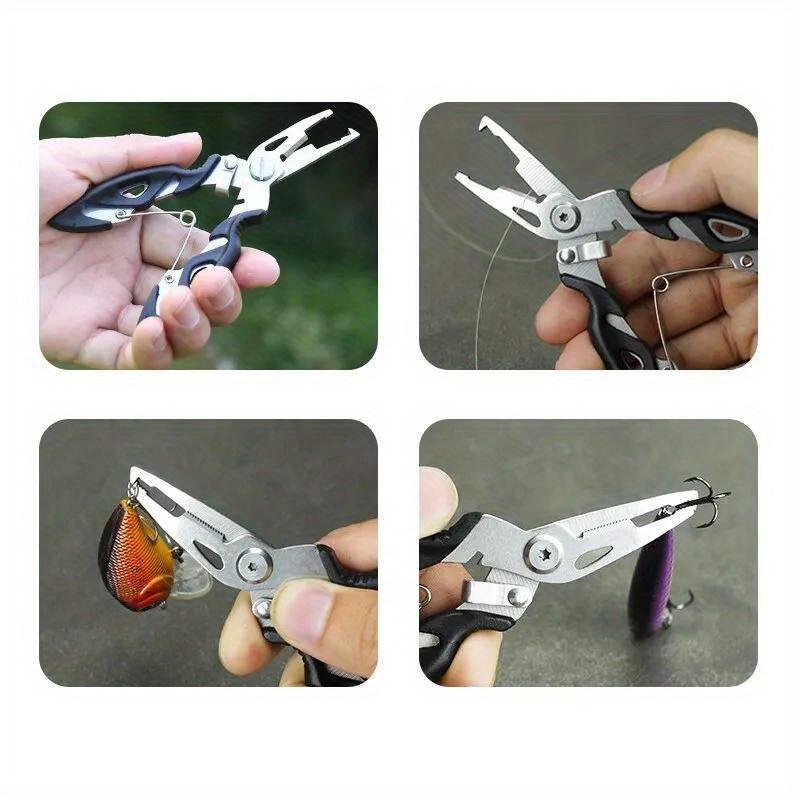 Multifunction Fishing Plier Scissor Braid Line Lure Cutter Hook Remover Fishing Tackle Tool Cutting Fish Use Tongs Fish Scissors