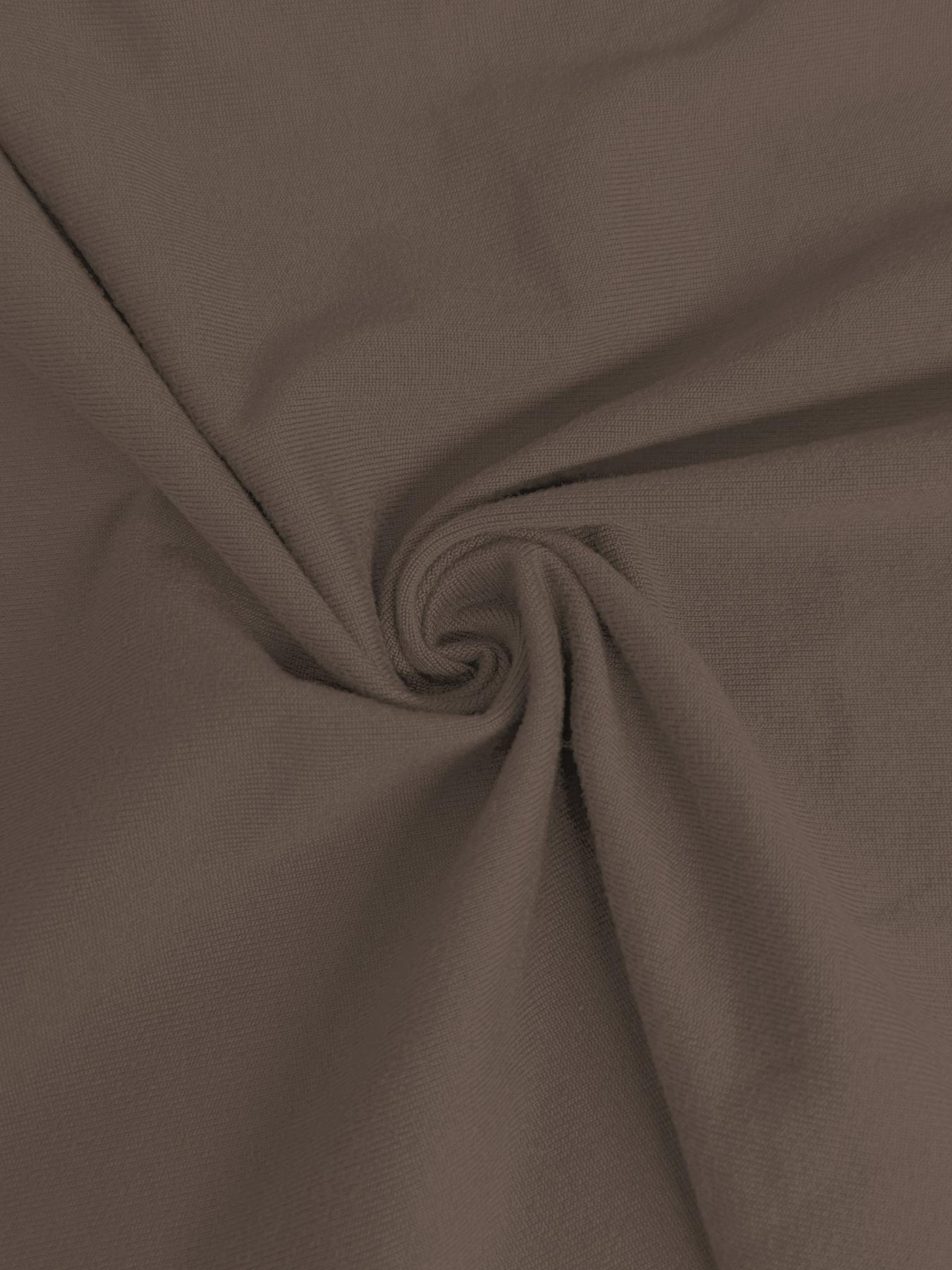 Women's 2-Piece Sleepwear Set, Elegant Solid Color Loose-Fit Long Sleeve Thermal Top and Pants, Pajama Set for Autumn and Winter