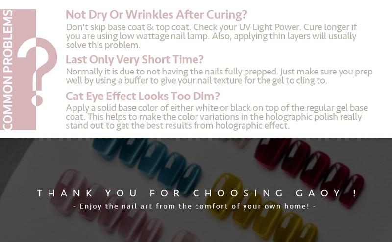 GAOY Dream World Glitter Red Cat Eye Gel Nail Polish Set with Magnet for Pink Blue Holographic Cat Eye, Salon Gel Manicure and Nail Art DIY at Home