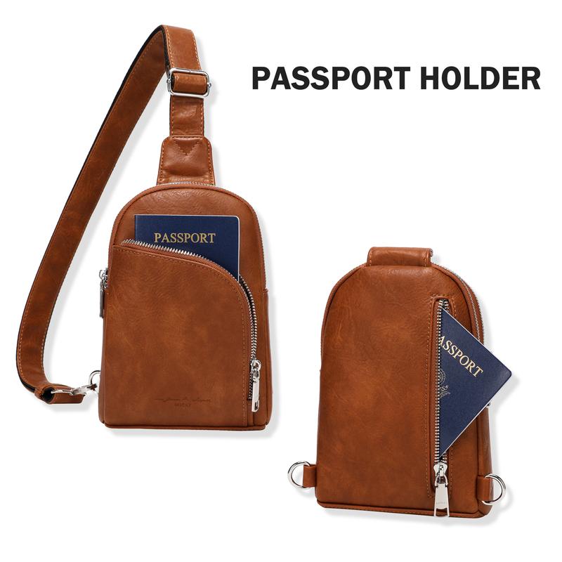 INICAT RFID Blocking Anti-Theft  Small Crossbody Sling Bags  Chest bag for Women and Men