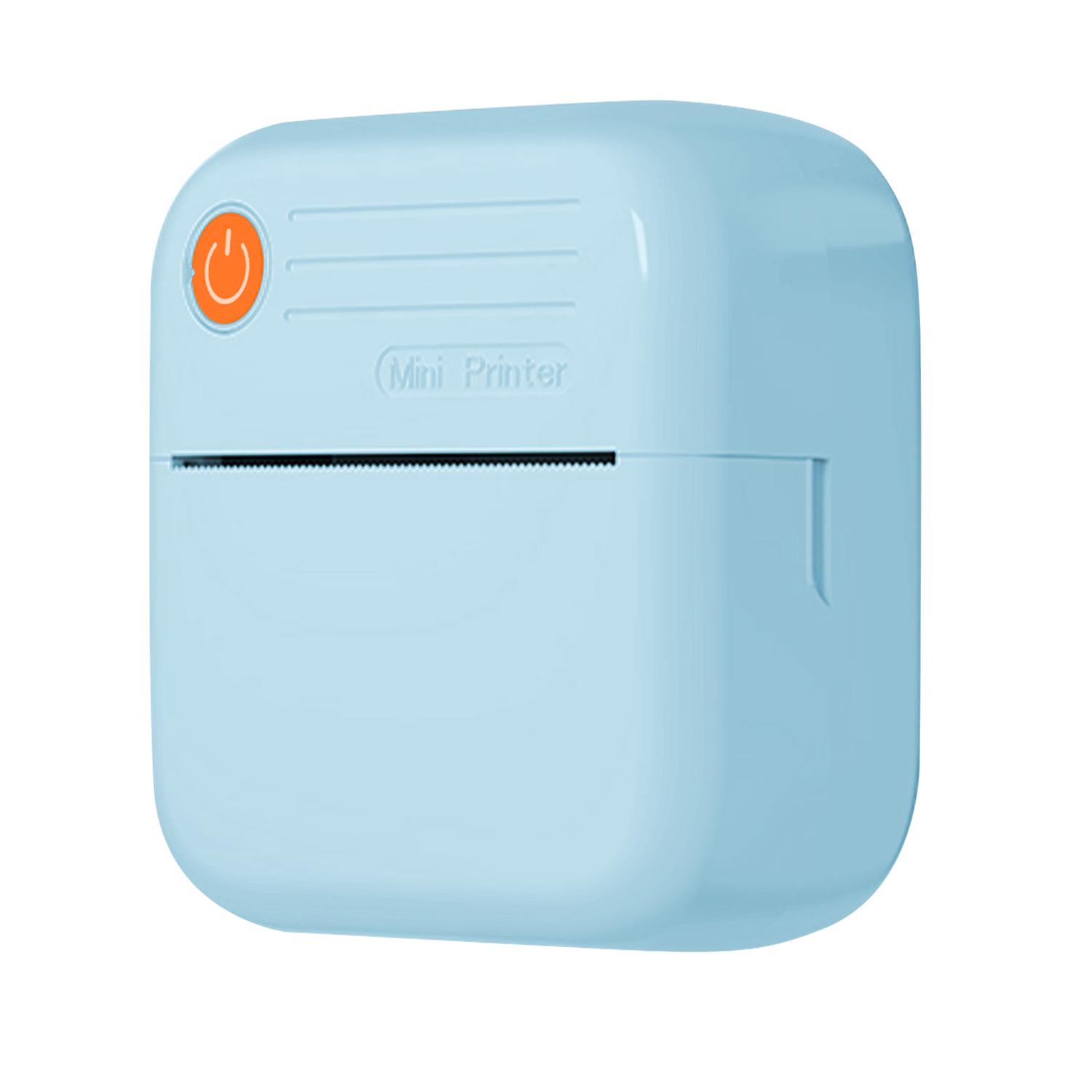 Mini Bluetooth-compatible Compatible Thermal Pocket Printer, Inkless Portable Printer, Ideal for Notes and Gifts, Print Photos, Memos, Lists, Diaries