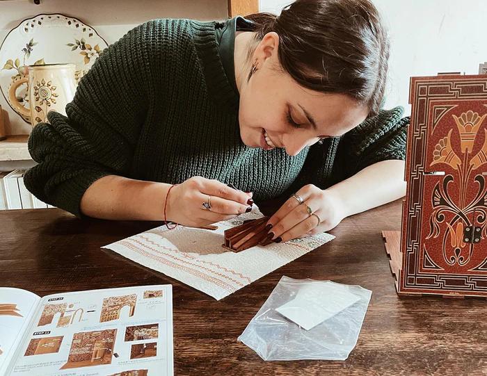 CUTEBEE Darkness Common Room DIY 3D Book Nook Kit  Magic Series Miniature Bookcase with LED Lights Handmade Creative Toy for Teens Adults Holiday Christmas Black Friday Gift Dust Proof Home Decor Magical Ambiance