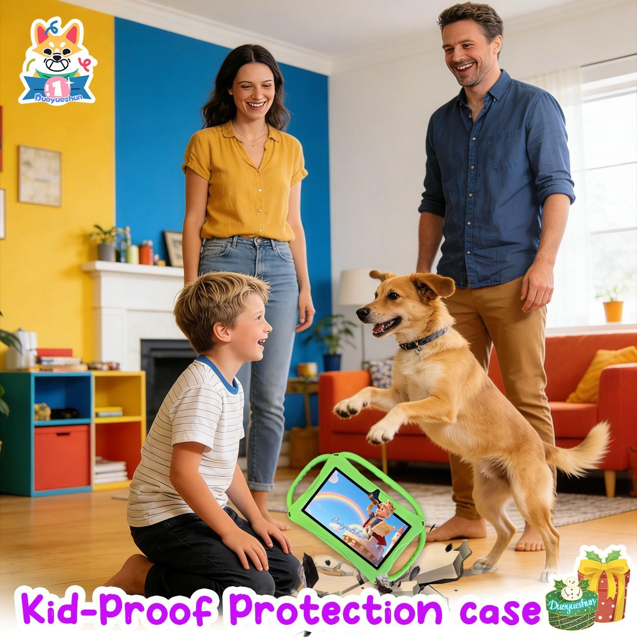 Surprise Arrival, 7-inch Android tablet, Touchscreen tablet, suitable for children, portable, 2GB RAM and 32GB ROM, 5G WiFi connectivity, educational, learning and entertainment device, available in pink and blue, gifts for children