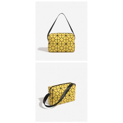 New Summer Autumn Trendy Unique Design Geometric Rhombus Cupid Small Square Bag, Versatile Single Shoulder Crossbody Underarm Bag