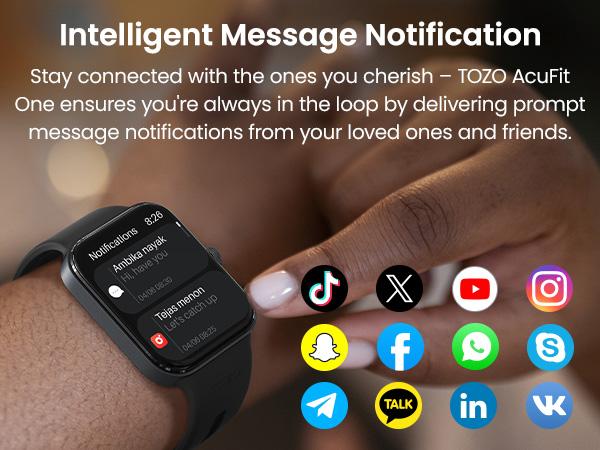 TOZO S4 AcuFit One Smart Watch 1.78" AMOLED Screen for Men Women Devices Wearable Smartphone healthwatch phonewatch waterproof watch FathersDayGift