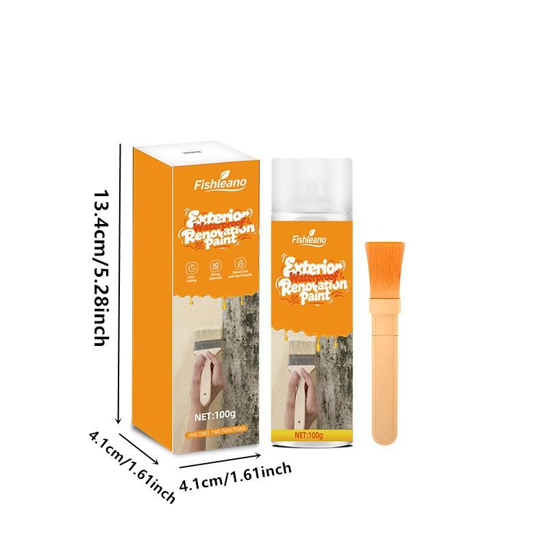 Outdoor Waterproof Renovation Paint, Anti-Mold, Moisture-Resistant, Sunscreen Wall Coating, Exterior Wall Repair Paint, Durable & Protective