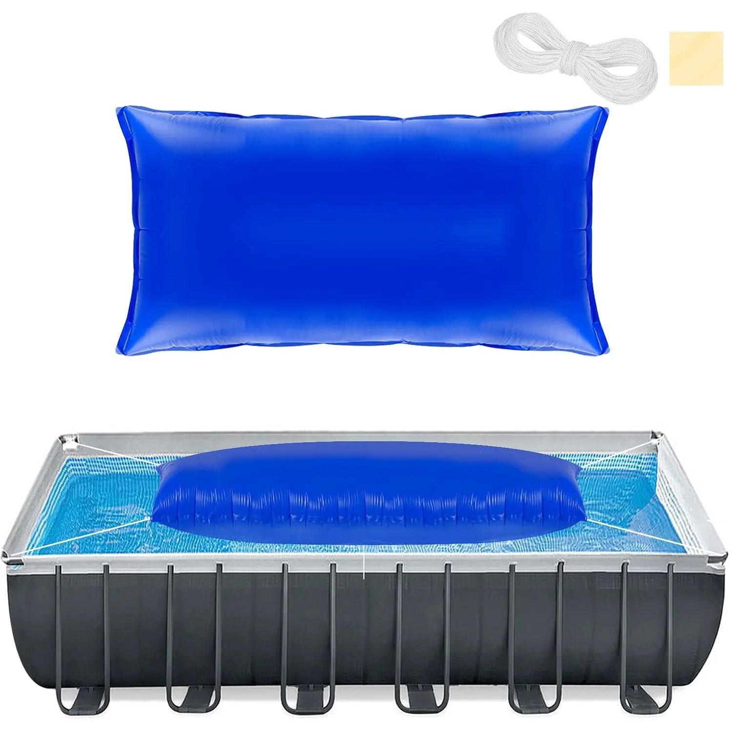 4x8ft Leak-Resistant Winter Pool Pillows for Above Ground Pools Winterizing